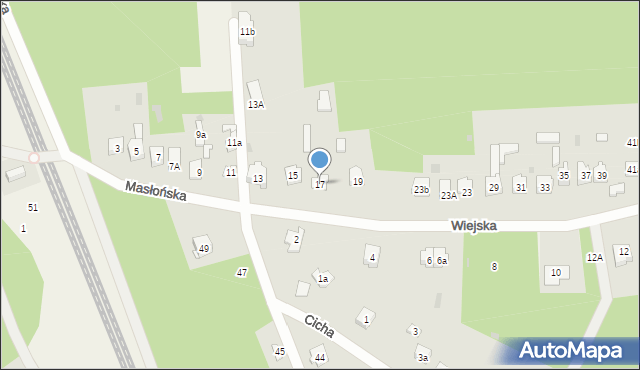 Żarki-Letnisko, Wiejska, 17, mapa Żarki-Letnisko