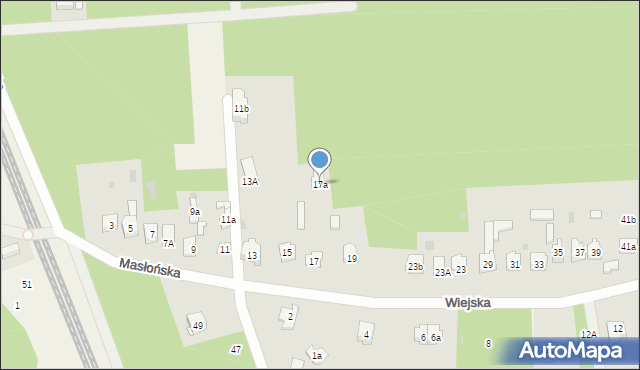 Żarki-Letnisko, Wiejska, 17a, mapa Żarki-Letnisko