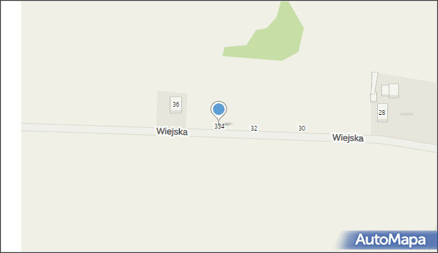 Żarkowo, Wiejska, 334, mapa Żarkowo