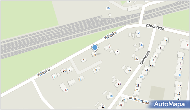 Żarów, Wiejska, 5, mapa Żarów