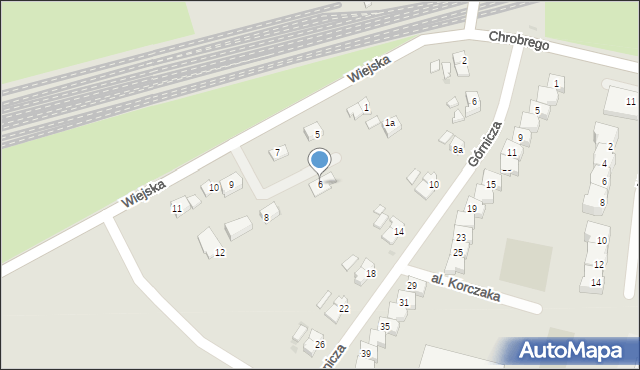 Żarów, Wiejska, 6, mapa Żarów