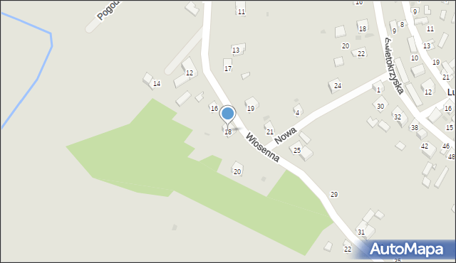 Zawichost, Wiosenna, 18, mapa Zawichost