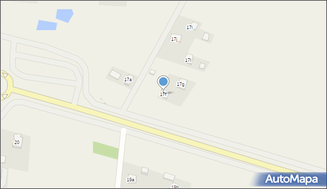 Zbludowice, Wiślicka, 17f, mapa Zbludowice