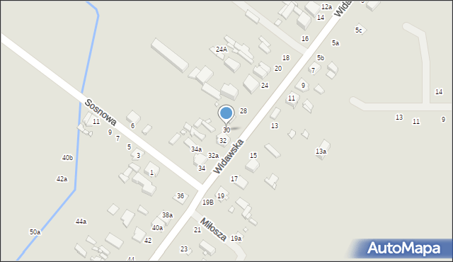 Zduńska Wola, Widawska, 30, mapa Zduńska Wola