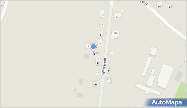 Zduny, Wiosenna, 14, mapa Zduny