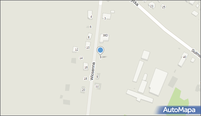 Zduny, Wiosenna, 7, mapa Zduny