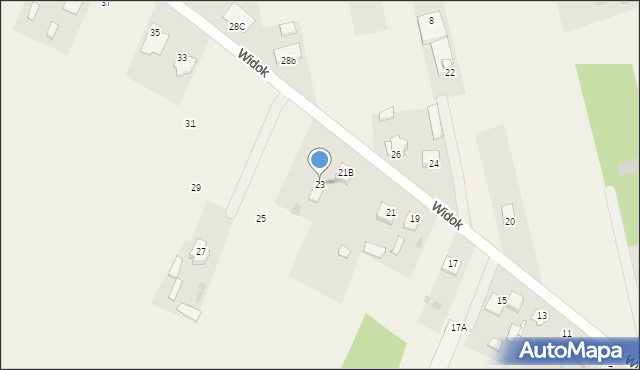 Żelków-Kolonia, Widok, 23, mapa Żelków-Kolonia