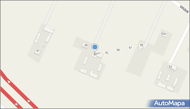 Żelków-Kolonia, Widok, 63, mapa Żelków-Kolonia