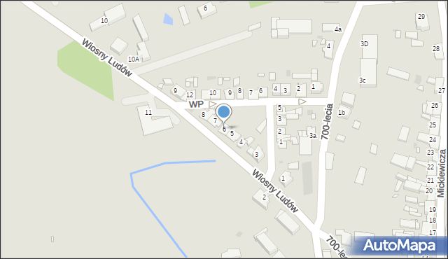 Żerków, Wiosny Ludów, 6, mapa Żerków