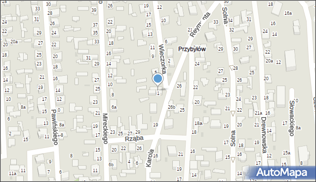 Zgierz, Wieczorka-Bohdana Jerzego, 3, mapa Zgierz