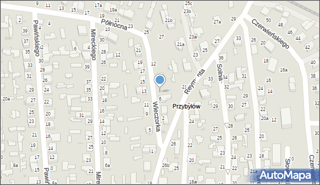 Zgierz, Wieczorka-Bohdana Jerzego, 8, mapa Zgierz