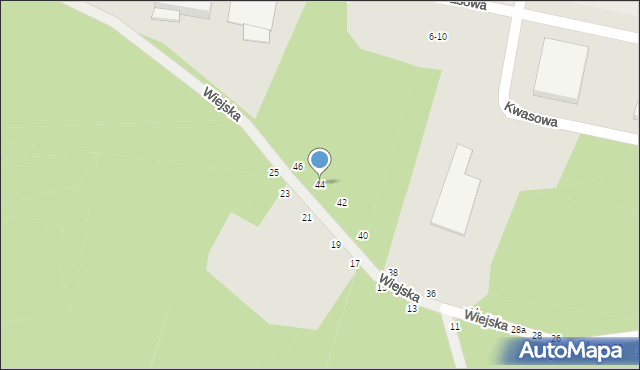 Zgierz, Wiejska, 44, mapa Zgierz