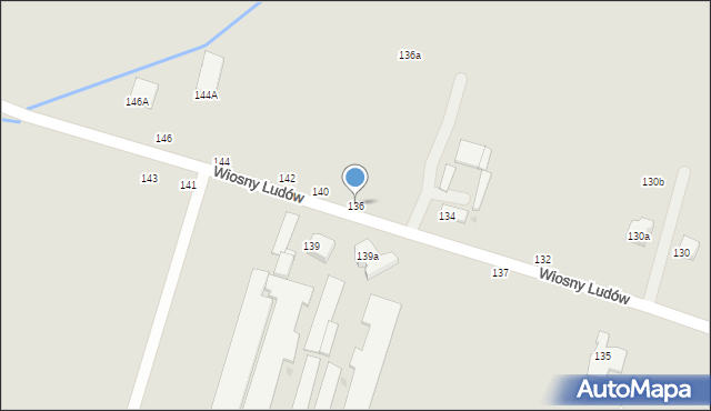 Zgierz, Wiosny Ludów, 136, mapa Zgierz