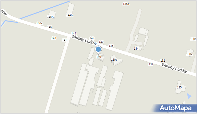 Zgierz, Wiosny Ludów, 139, mapa Zgierz