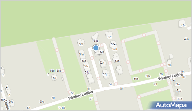 Zgierz, Wiosny Ludów, 54h, mapa Zgierz