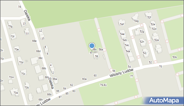 Zgierz, Wiosny Ludów, 58c, mapa Zgierz