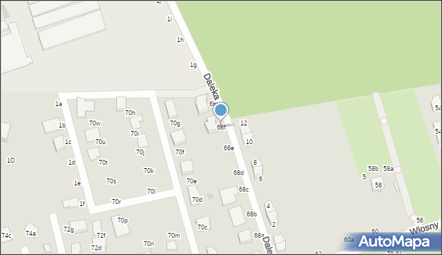 Zgierz, Wiosny Ludów, 68f, mapa Zgierz