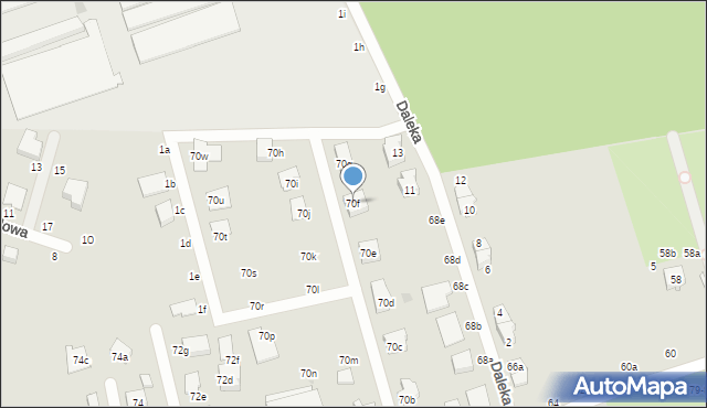 Zgierz, Wiosny Ludów, 70f, mapa Zgierz