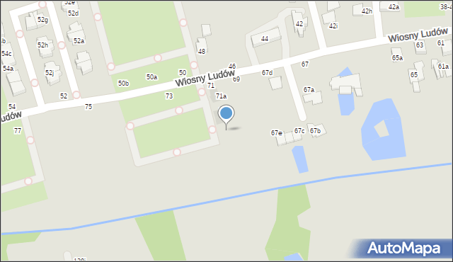 Zgierz, Wiosny Ludów, 71d, mapa Zgierz