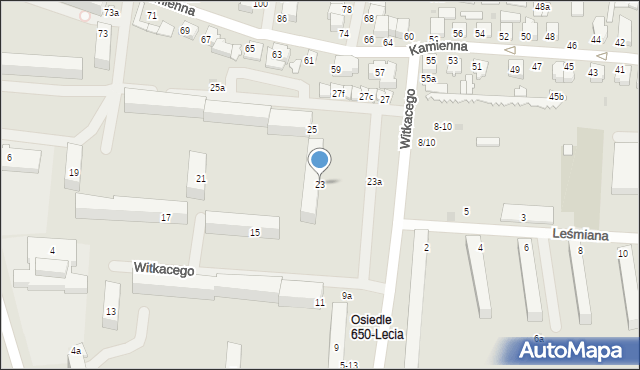 Zgierz, Witkacego Stanisława, 23, mapa Zgierz