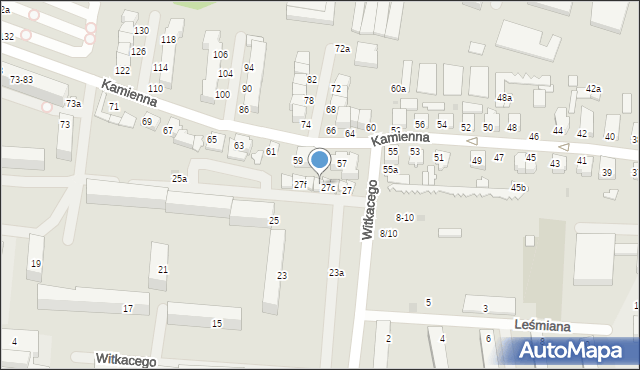 Zgierz, Witkacego Stanisława, 27d, mapa Zgierz