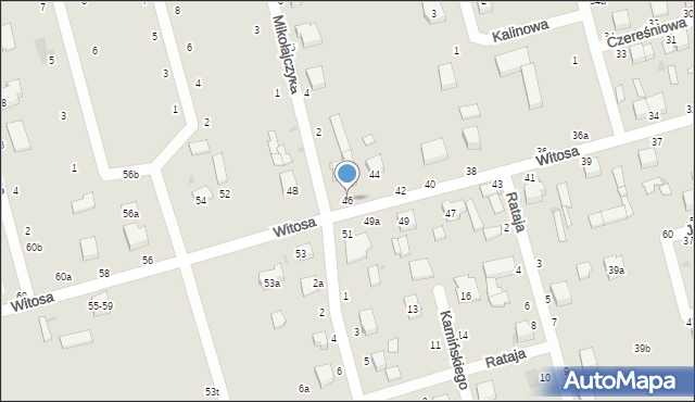 Zgierz, Witosa Wincentego, 46, mapa Zgierz