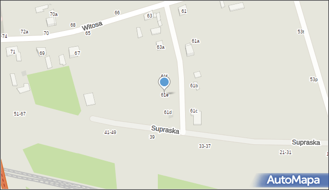 Zgierz, Witosa Wincentego, 63c, mapa Zgierz