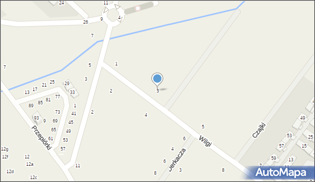 Zgorzała, Wilgi, 3, mapa Zgorzała