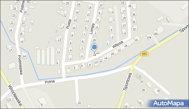 Ziębice, Witosa Wincentego, 1a, mapa Ziębice