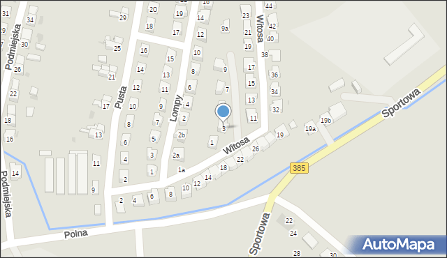 Ziębice, Witosa Wincentego, 3, mapa Ziębice