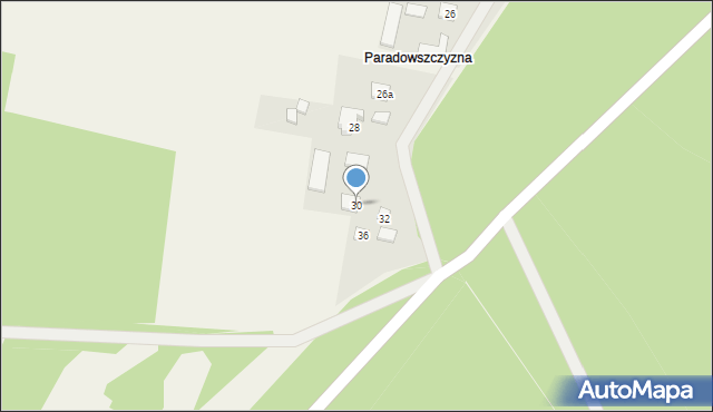 Zimnice, Wiosenna, 30, mapa Zimnice