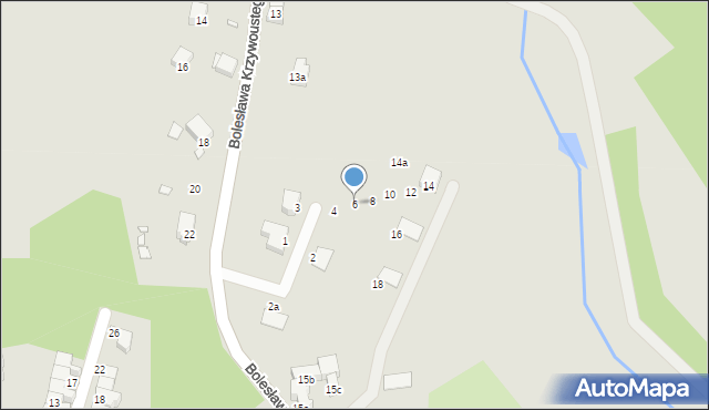 Złotoryja, Widok, 6, mapa Złotoryja