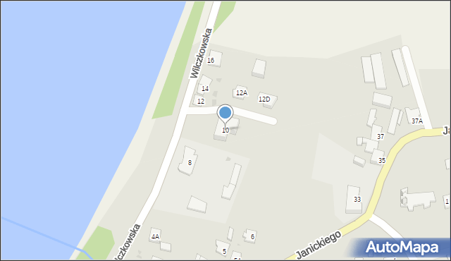 Żnin, Wilczkowska, 10, mapa Żnin