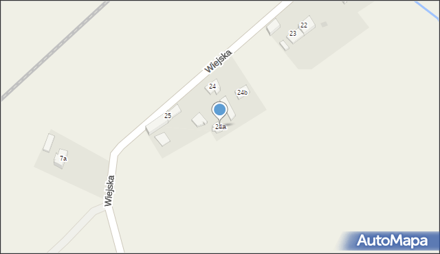 Zwierzyn, Wiejska, 24a, mapa Zwierzyn