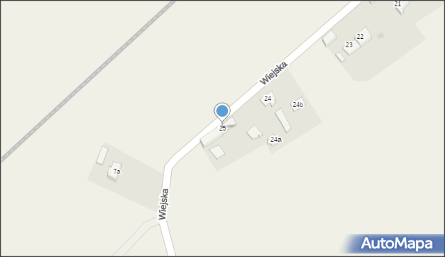 Zwierzyn, Wiejska, 25a, mapa Zwierzyn