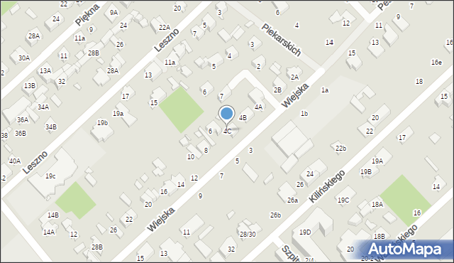 Żyrardów, Wiejska, 4C, mapa Żyrardów