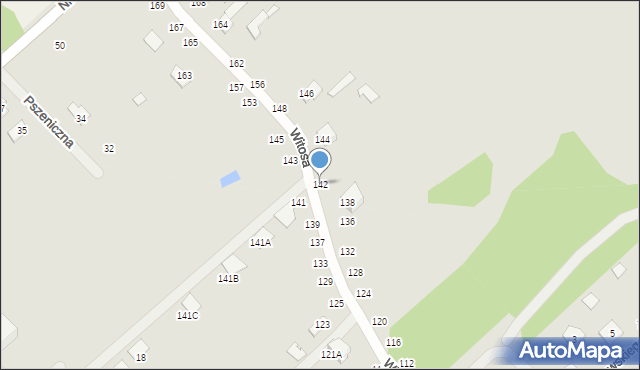 Żyrardów, Witosa Wincentego, 142, mapa Żyrardów
