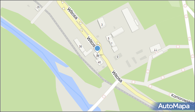 Żywiec, Witosa Wincentego, 38, mapa Żywiec