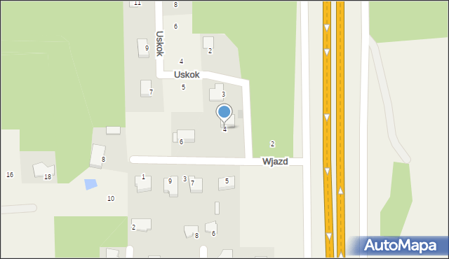 Jurowce, Wjazd, 4, mapa Jurowce