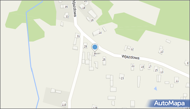 Lipno, Wjazdowa, 27, mapa Lipno