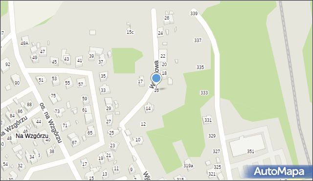 Rydułtowy, Wjazdowa, 16, mapa Rydułtowy