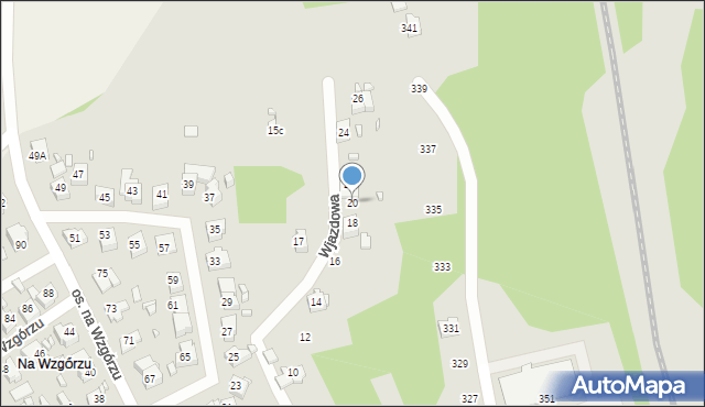 Rydułtowy, Wjazdowa, 20, mapa Rydułtowy