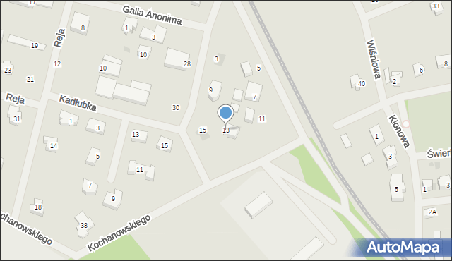 Police, Wkrzańska, 13, mapa Police