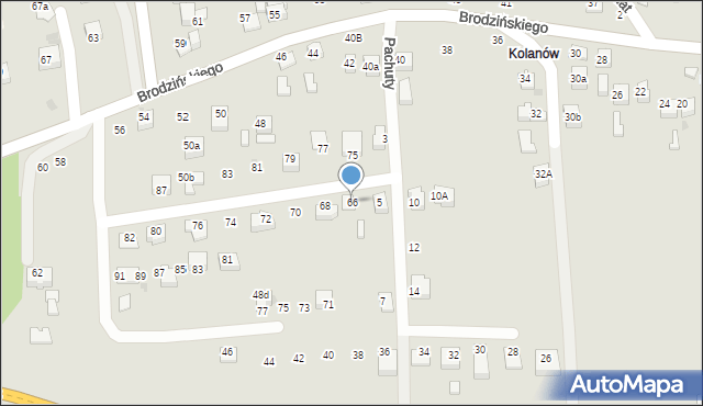 Bochnia, Włodka Zdzisława, 66, mapa Bochni