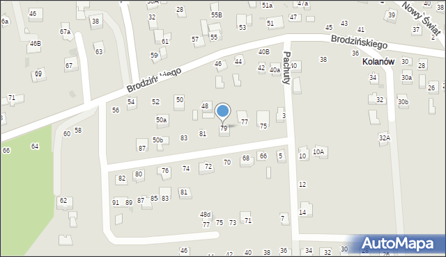 Bochnia, Włodka Zdzisława, 79, mapa Bochni