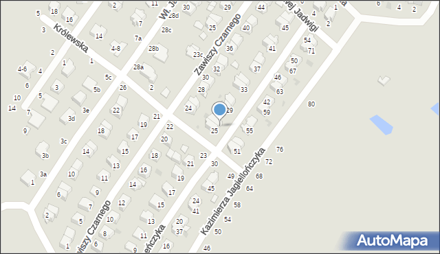 Dęblin, Władysława Warneńczyka, 27, mapa Dęblin