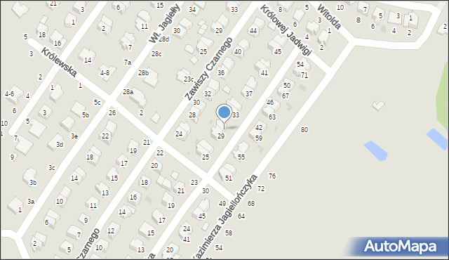 Dęblin, Władysława Warneńczyka, 31, mapa Dęblin