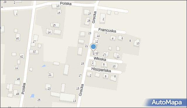 Dobroszów Oleśnicki, Włoska, 1, mapa Dobroszów Oleśnicki