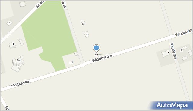 Dubeczno, Włodawska, 35, mapa Dubeczno