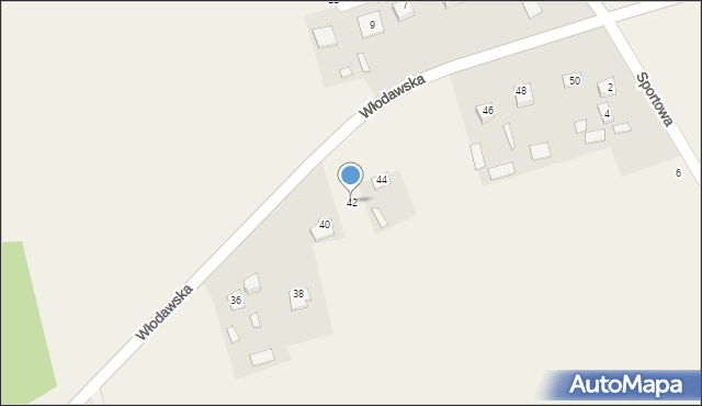 Dubeczno, Włodawska, 42, mapa Dubeczno